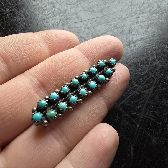 Broche Papillon En Argent 925 Avec Turquoise - Style Navajo Authentique - Bijou Amérindien Unique