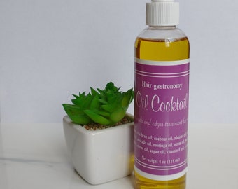 Oil Cocktail / scalp and edge treatment hair oil