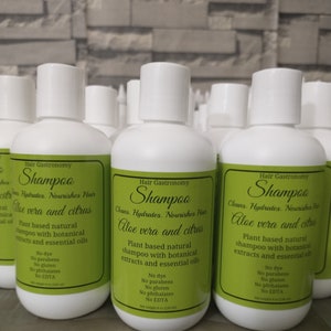 Aloe Vera Citrus Shampoo: Gentle Plant-Based Formula