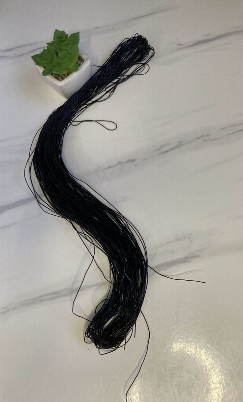Rubber thread for African Hair Threading / African thread for hair length retention image 3