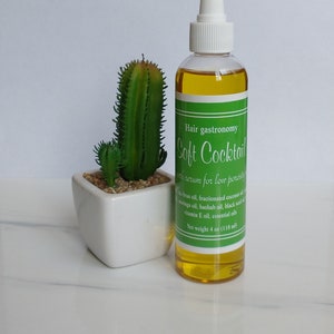 Soft Cocktail Hair Growth Oil: Low Porosity Hair Serum
