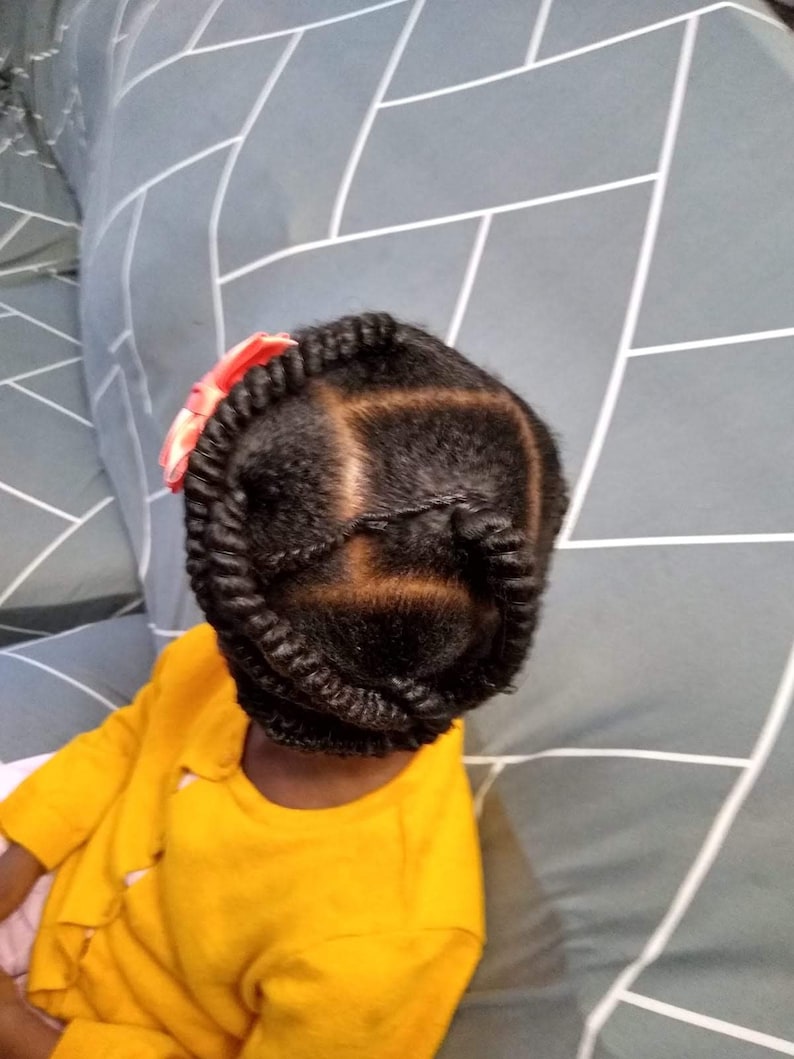 Rubber thread for African Hair Threading / African thread for hair length retention image 4