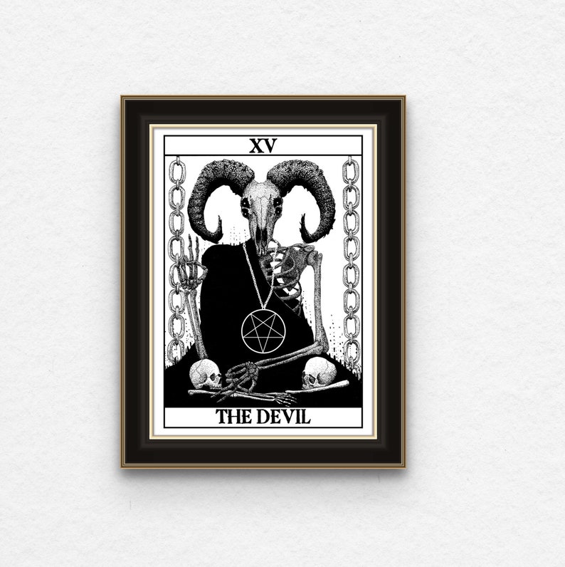 The Devil Tarot Art Print image 2