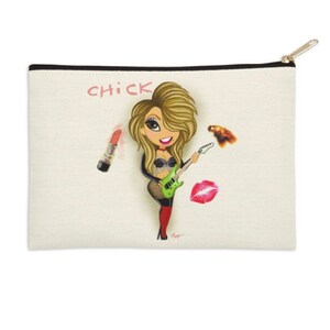 Mariah Carey Chick Inspired Large  12in x 8.5in or Small 8.5in x 6in Accessory Bag