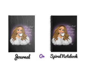 Mariah Carey They Said There Would Be Tea inspiriertes Journal oder gefüttert Spiral Notizbuch