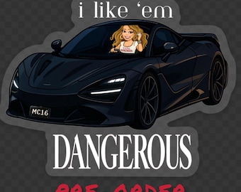Mariah Carey I like ‘em dangerous Clear Sticker