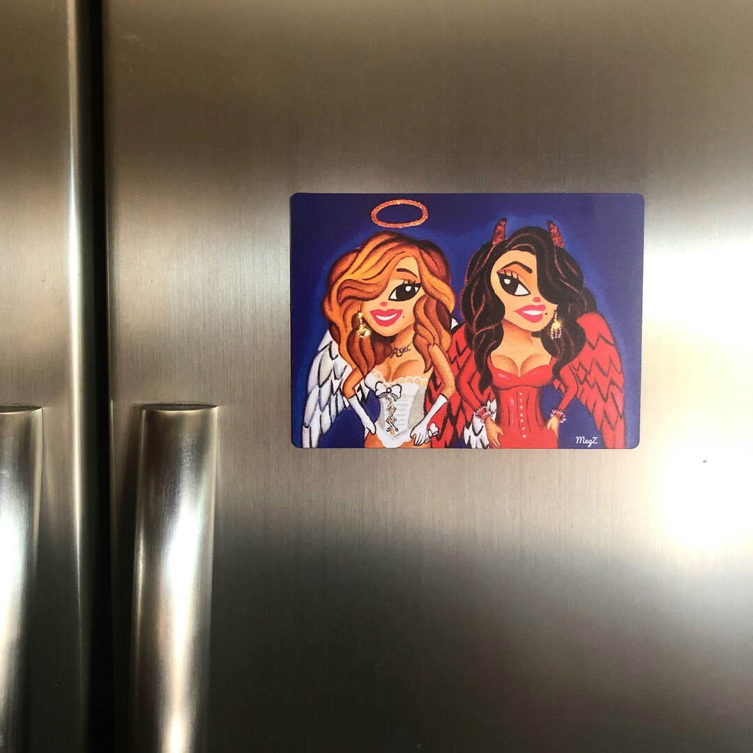 Mariah Vs. Bianca 4in X 5.5in Magnet - Etsy