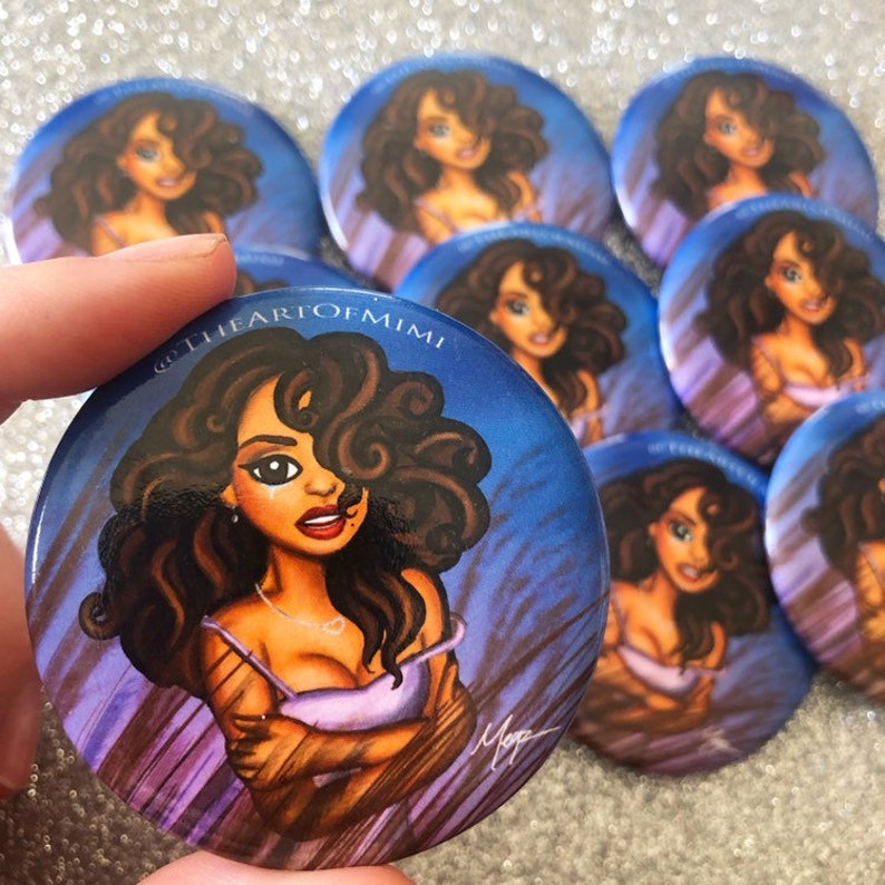 Mariah Carey I Don't Wanna Cry Inspired Button pin image 1