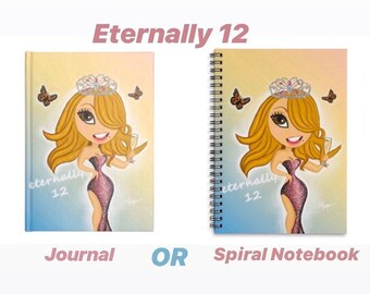 Mariah Carey Eternally 12 inspired Journal or Spiral Notebook