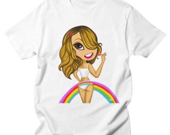 Mariah Carey Rainbow Inspired Unisex T-shirt