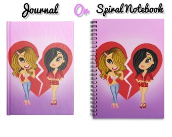 Mariah Carey Heartbreaker inspired Spiral Notebook or Journal