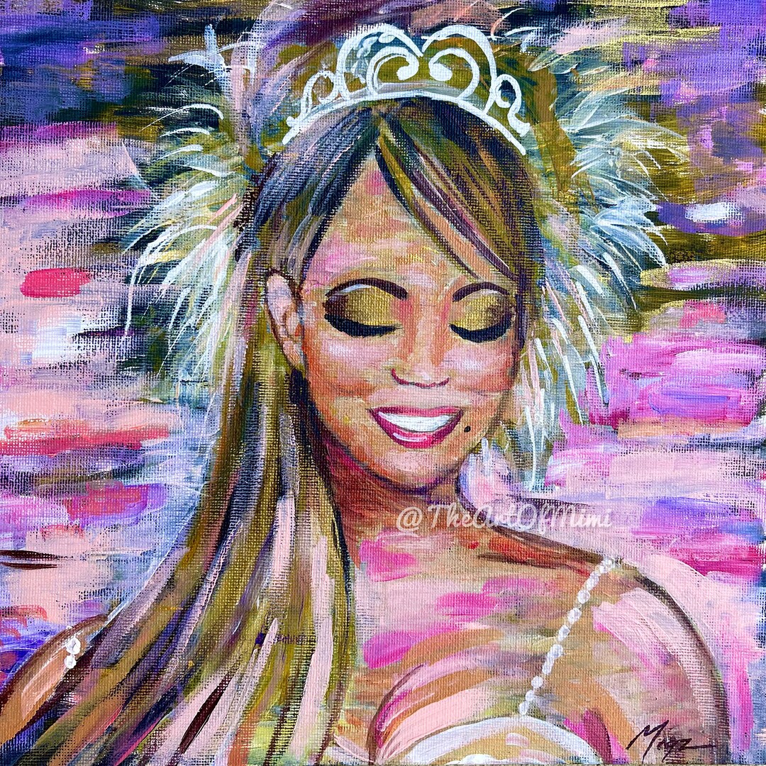 Mariah Carey Breakdown Music Video Inspired Impressionist Etsy