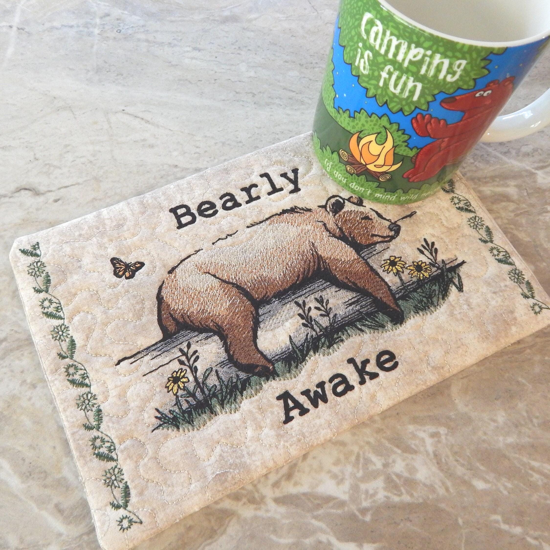 Bear Mug Rug - Etsy