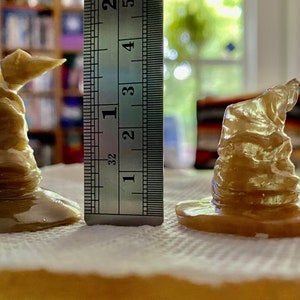 Wizard sorting hat straw topper mold small and larger (molds are cut for easy removal)