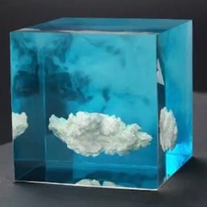Cloud making foam makes beautiful clouds in your resin products.12+grams we have sky blue and white now ! Please note color choice