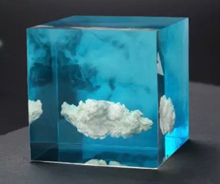 Cloud making foam makes beautiful clouds in your resin products.12+grams we have sky blue and white now ! Please note color choice