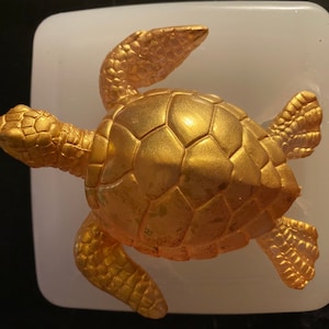 Swimming turtle mold 4 1/2 inch (NEW)