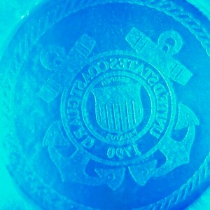United States coast guard 2 1/2 inch by 1 inch deep air freshies or soap mold