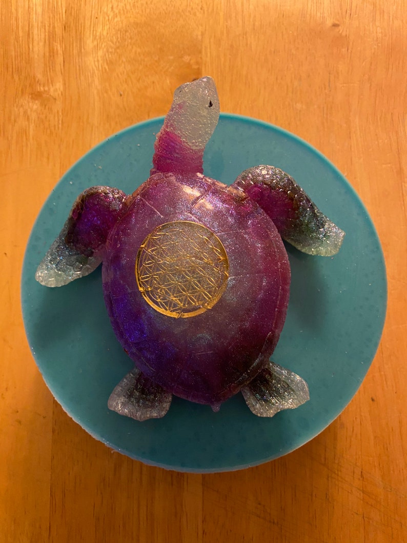 Extra large detailed sea turtle mold