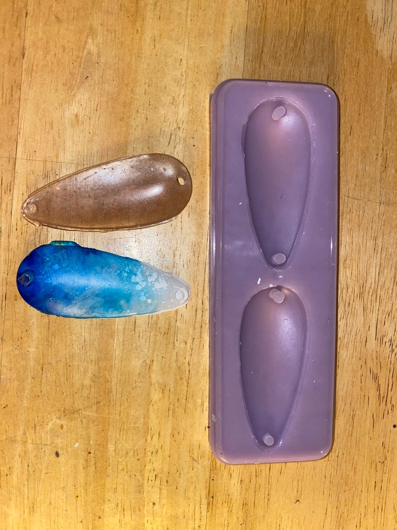 Fishing Lure Mold 2 Piece Etsy