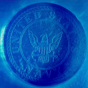 Navy 2 1/2 inch by 1 inch deep freshies or soap mold