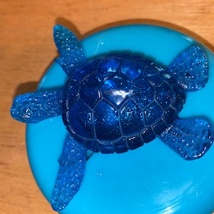 Beautiful baby sea turtle mold