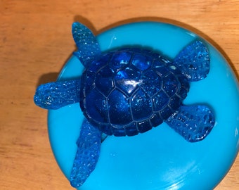 Beautiful baby sea turtle mold