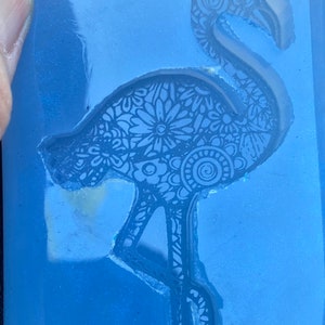 3 inch Mandela flamingo mold
