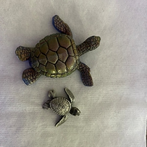 2 pice turtle set mold’s fantastic detail’s 2 inch and 1/2 inch