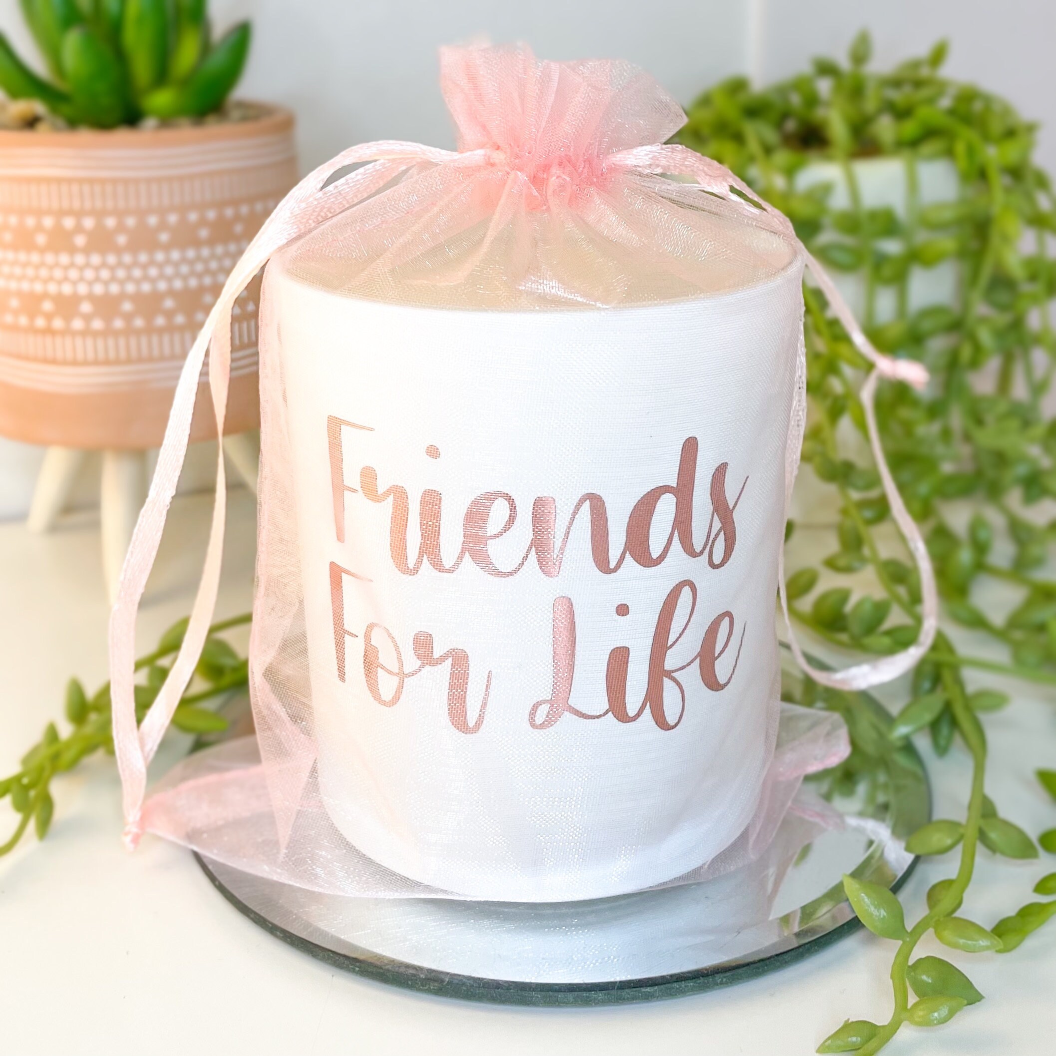 Friends for Life Candle Best Friend Gifts Best Friends for Etsy UK