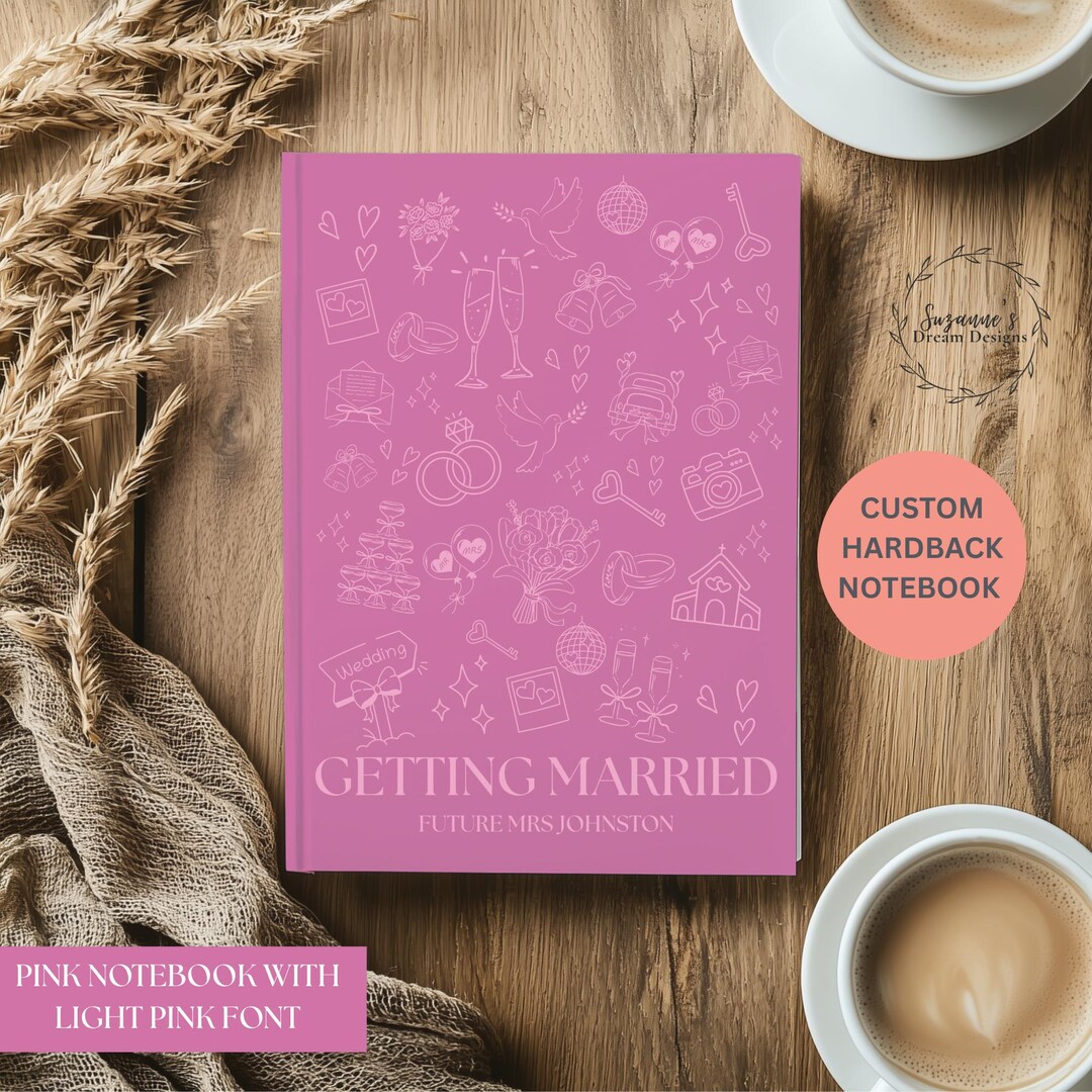 Personalized Wedding Planner Notebook: Bridal Shower Gift, Future Mrs ...