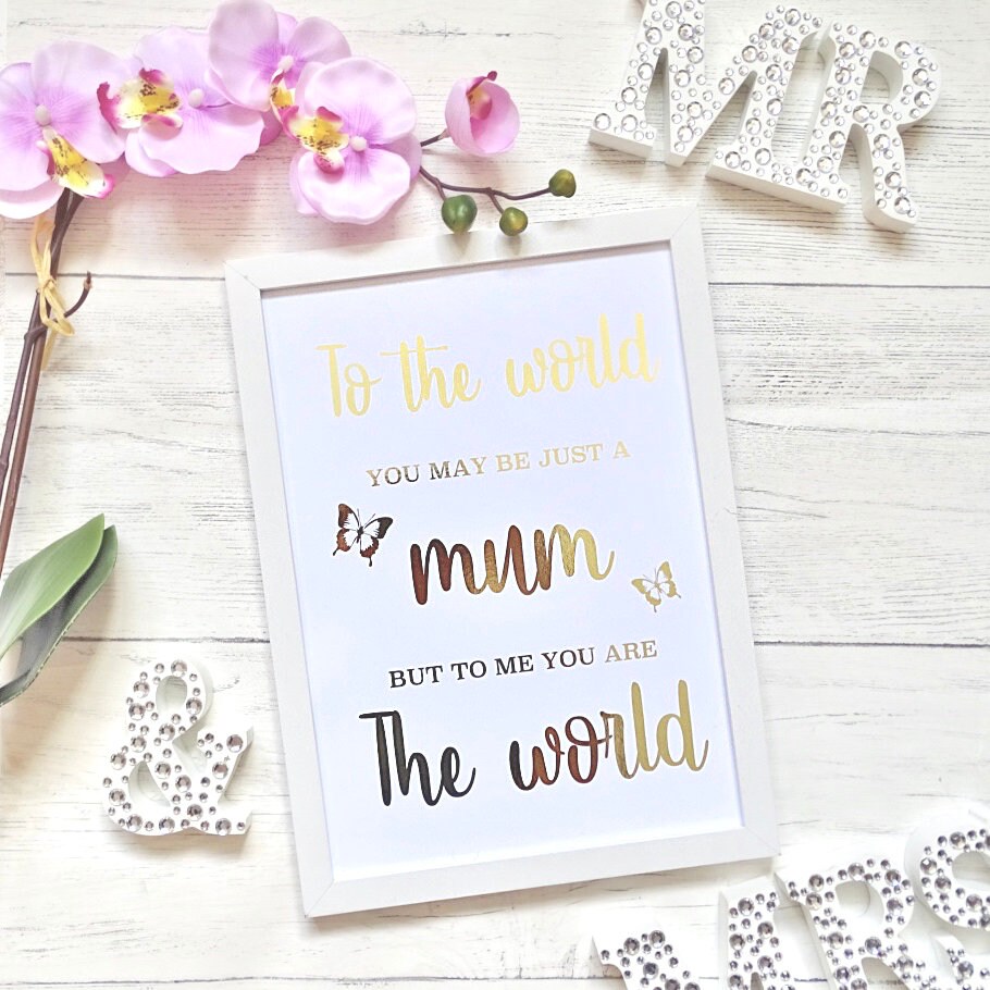 Mother's Day Poem Mother's Day Gifts Gift for Mum - Etsy UK