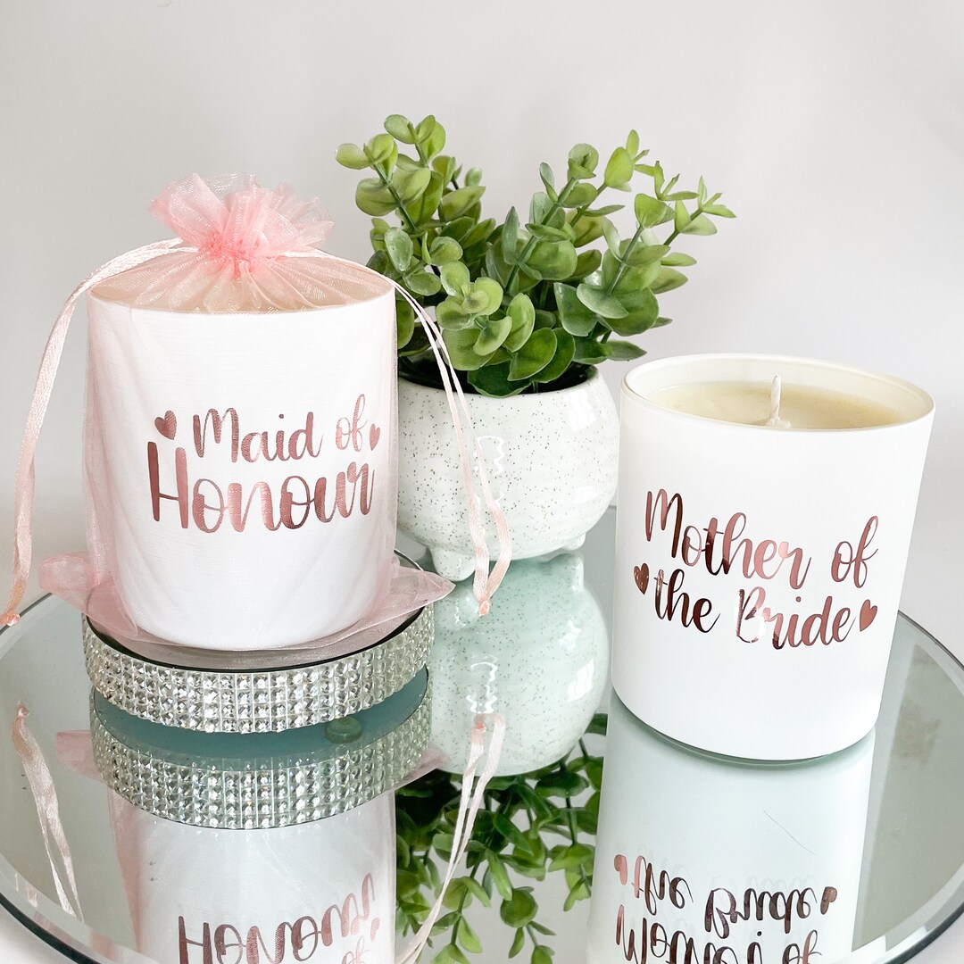 Wedding Candle Ceremony Candles Custom Wedding Gift Etsy UK