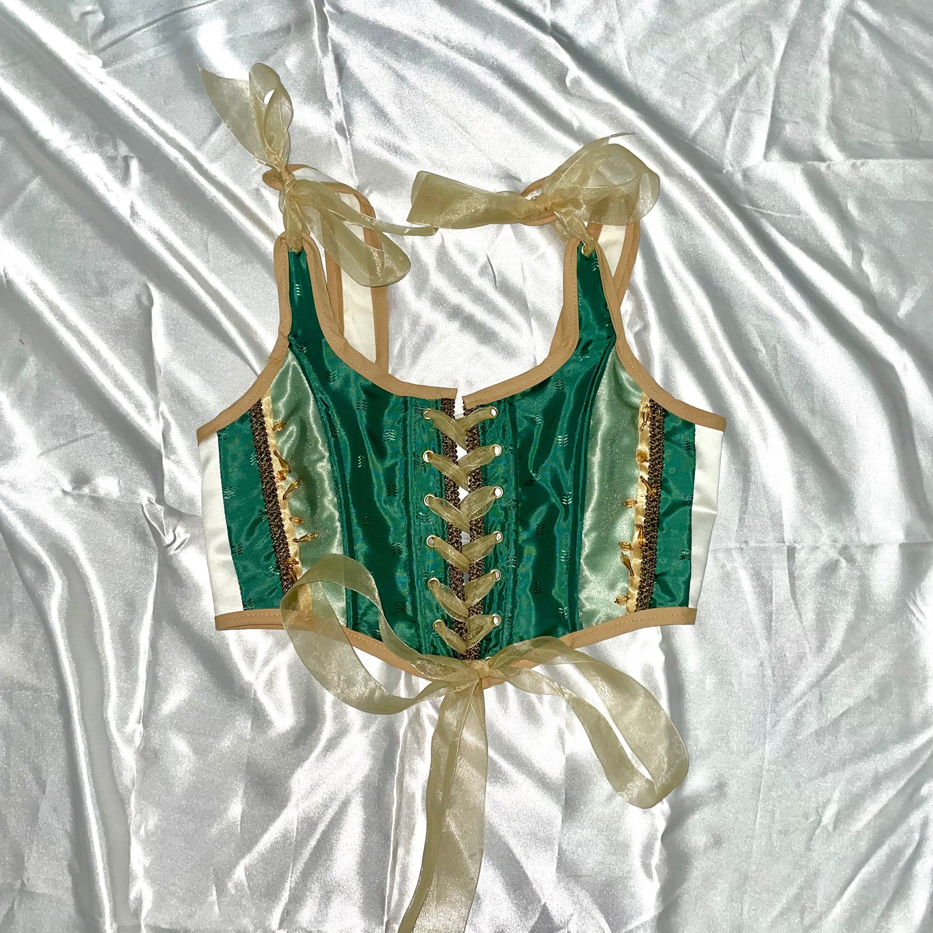 Regency corset stay, Renaissance corset top, cottagecore corset, princess corset top, regency fashion, Renaissance faire costume, ren faire