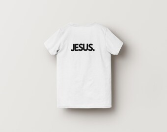 Jesus SVG PNG | Christian Faith Cut File | Religious Digital Download for Cricut & Silhouette | Scripture Design for T-Shirts and more.