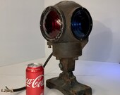 WR (Western Railroad) RS co type 1870 Electric Switch Lamp With Attachment Plate