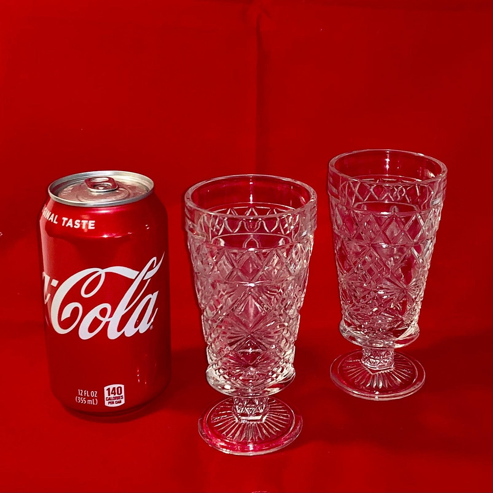 Two Wexford Juice Glasses Etsy