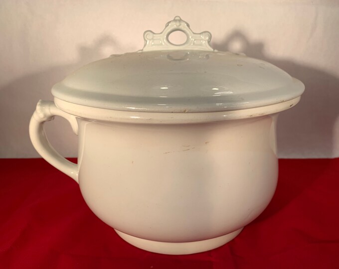 Antique Porcelain Chamber Pot Etsy
