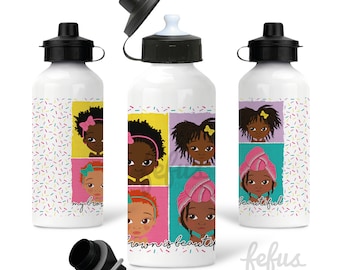 Black Girl Magic Aluminium Water Bottle | Back to School Gift