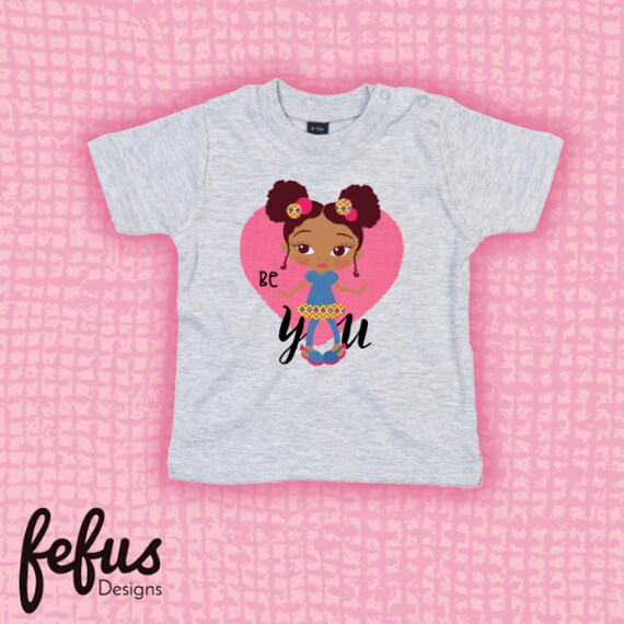 Be You Baby Tee Natural Hair Tee Afro Hair Art Curly Etsy