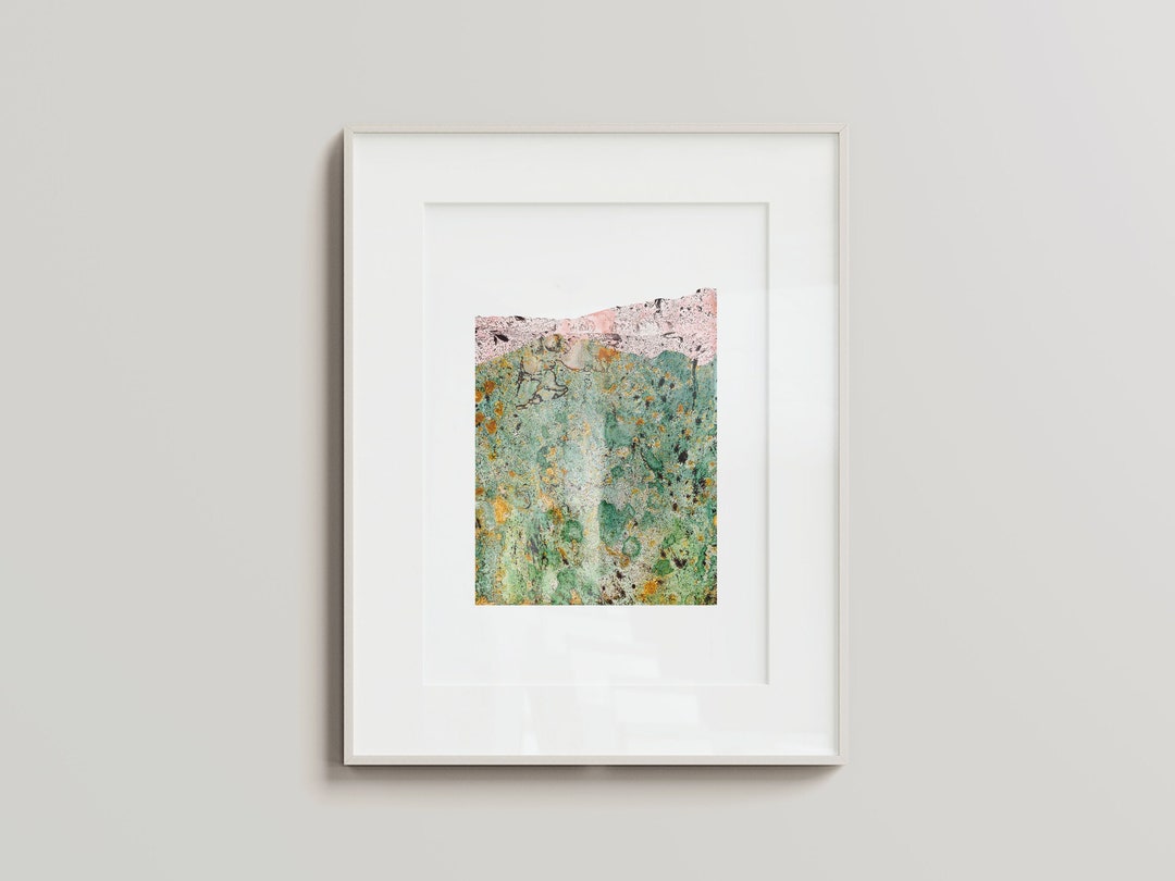 Abstract Greenery Illustration, Modern Minimalist Art, High Quality ...