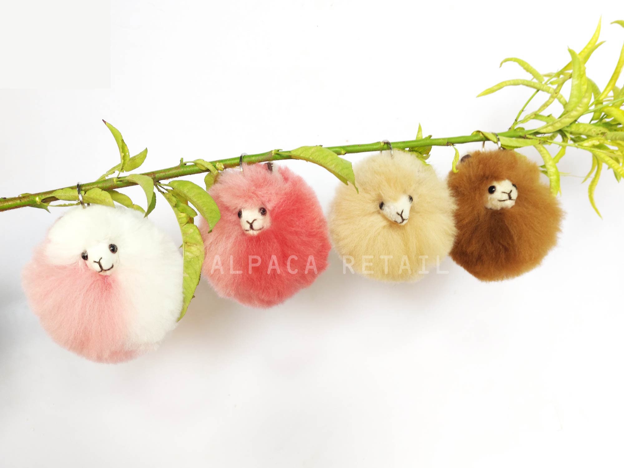 Gepersonaliseerde alpaca sleutelhanger cadeau voor meisjes - België