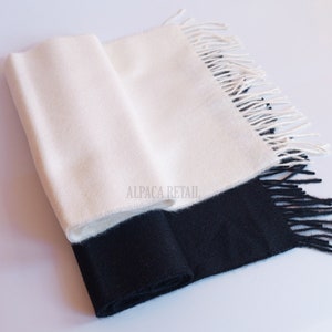 2 Pack -Authentic Baby Alpaca scarf made in Peru Authentic 100%  alpaca fiber scarf