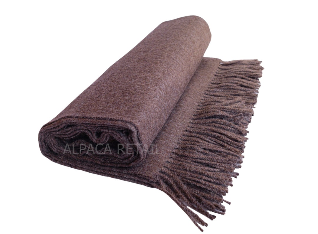 Authentic Baby Alpaca Throw blanket Made in Peru Authentic Alpaca Fiber