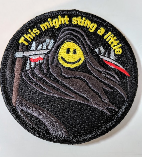 Happy Reaper Patch Etsy