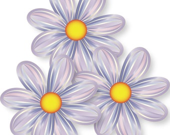 Flower Power Car Magnets