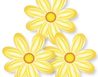 Flower Power Car Magnets