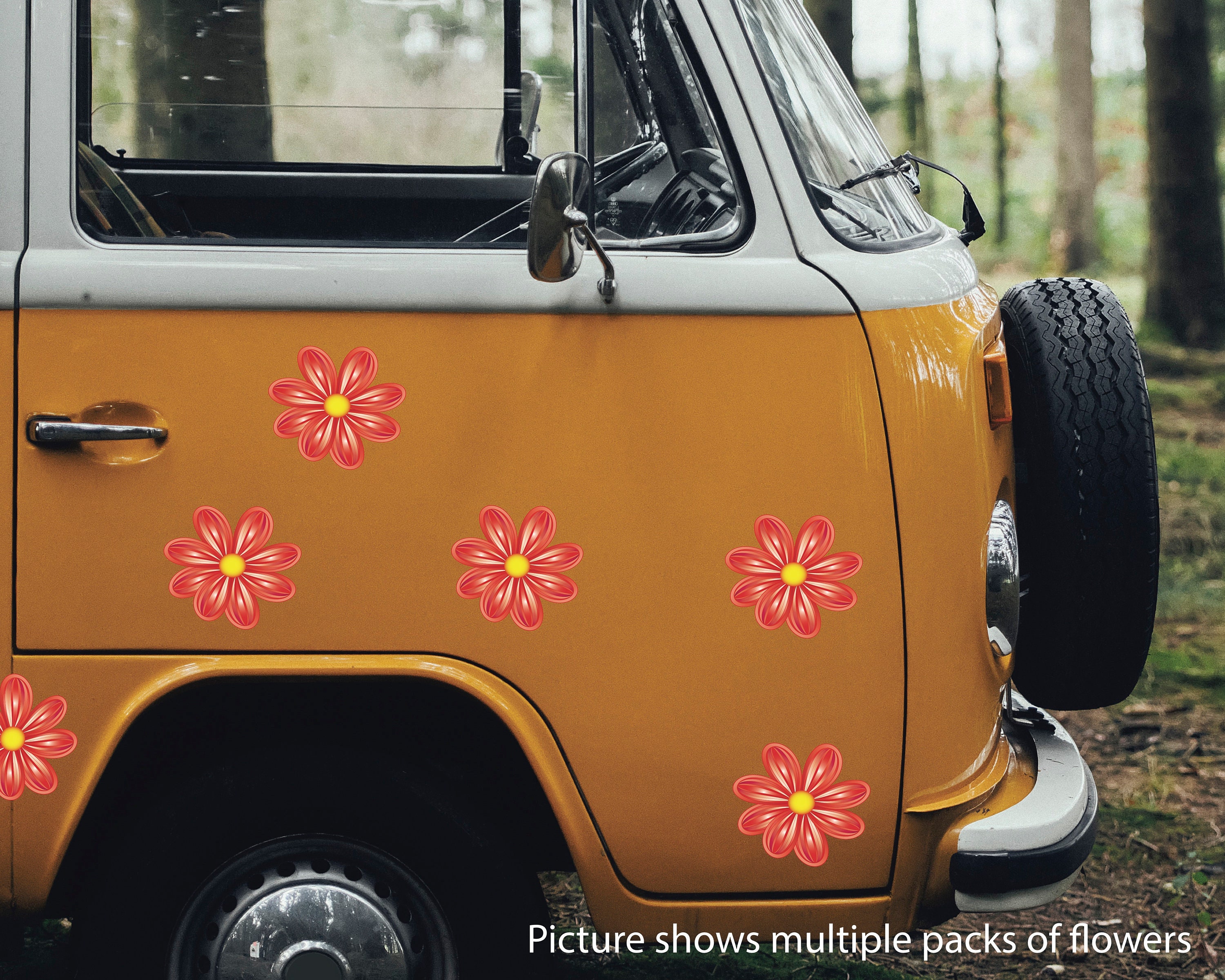 Flower Power Car Etsy