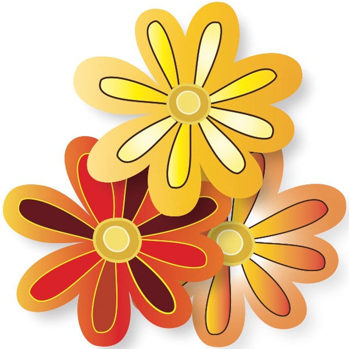 Flower Power Car Etsy