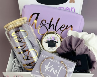 Personalized Graduation Gift Box for Her, Congrats Gift Set